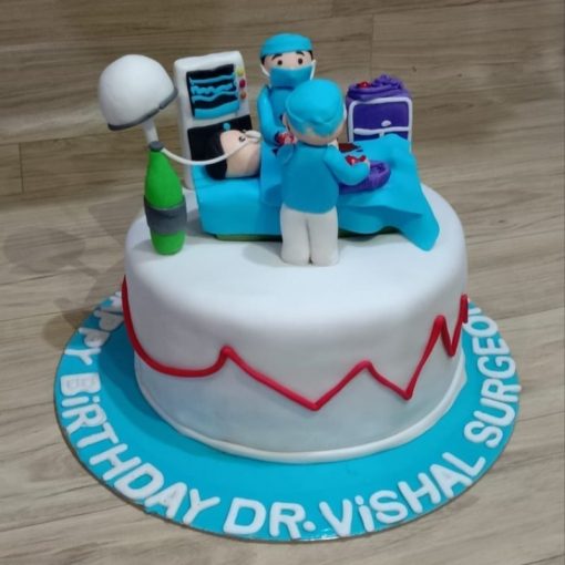 Surgery Theme Fondant Cake