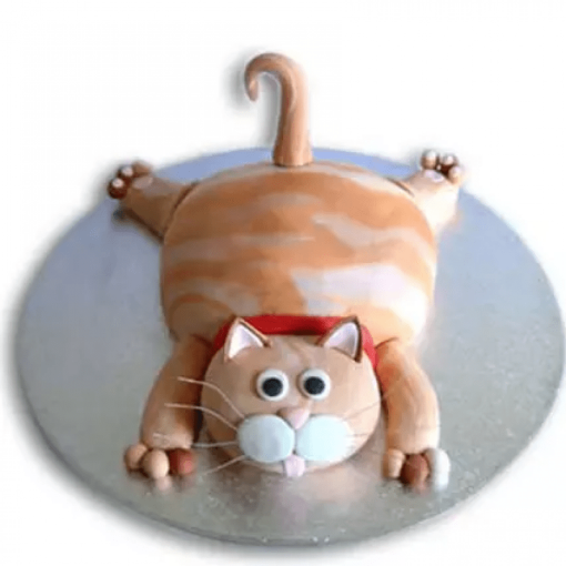 Tabby Cat Designer Fondant Cake