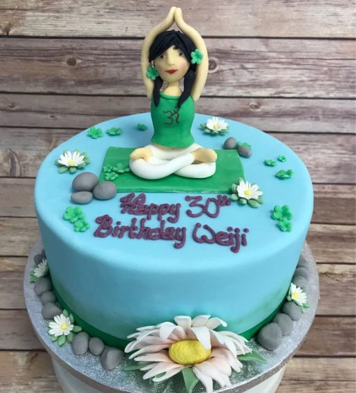 Yoga Therapy Theme Cake